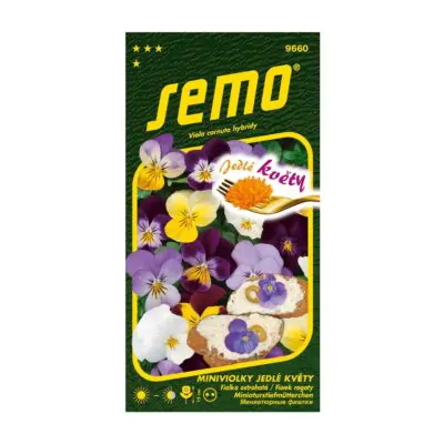 semo semienka miniviolka jedle kvety zo semien