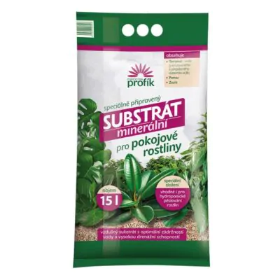 substrát forestina profík mineralny pre izbove rastliny hydroponicke pestovanie