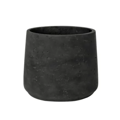 kvetinac patt black washed cierny antracitovy betonovy kvetinac