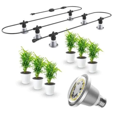 Grow lights pre izbové rastliny: Ako správne používať rastové svetlá Rastové svietidlo šnúra SANSI LED GROW LIGHT 72W